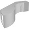 Ekena Millwork 3-in. W x 10-in. D x 10-in. H Del Monte Architectural Grade PVC Knee Brace BRCP03X10X10DEL - alternate 6